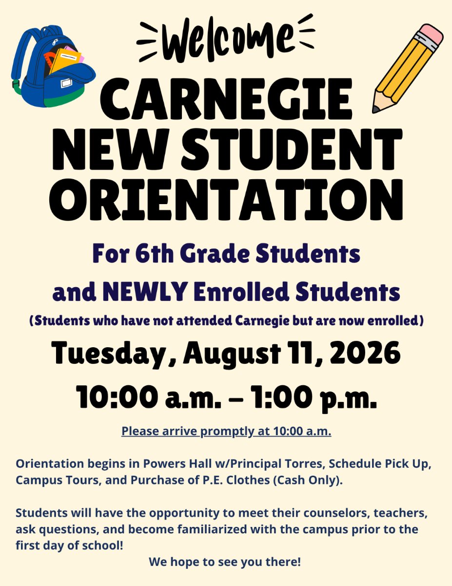 Carnegie New Student Orientation